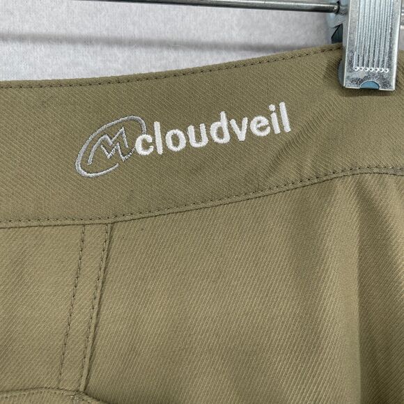 CLOUDVEIL Pants Mens 34 Cargo Stretch Twill Utility Outdoor Hiking Trail Brown - Picture 9 of 16